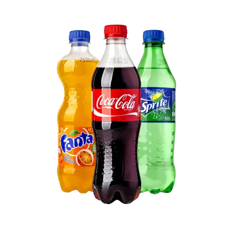 Livrare bauturi reci Cola Fanta Sprite