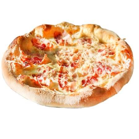 Livrare pizza cu becon